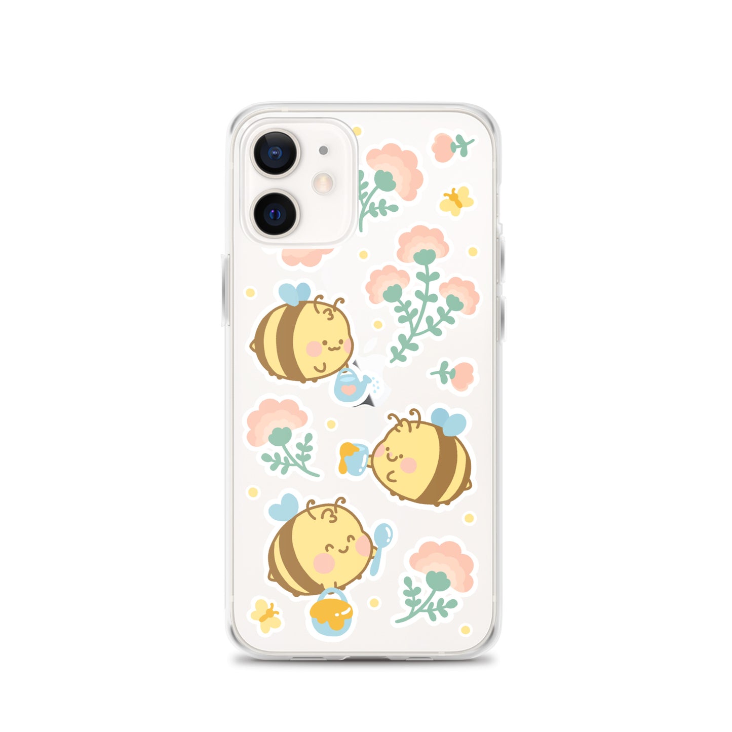 Kawaii Bees Clear Case for iPhone®