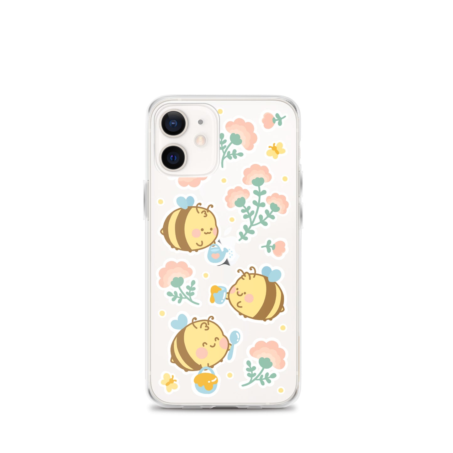 Kawaii Bees Clear Case for iPhone®