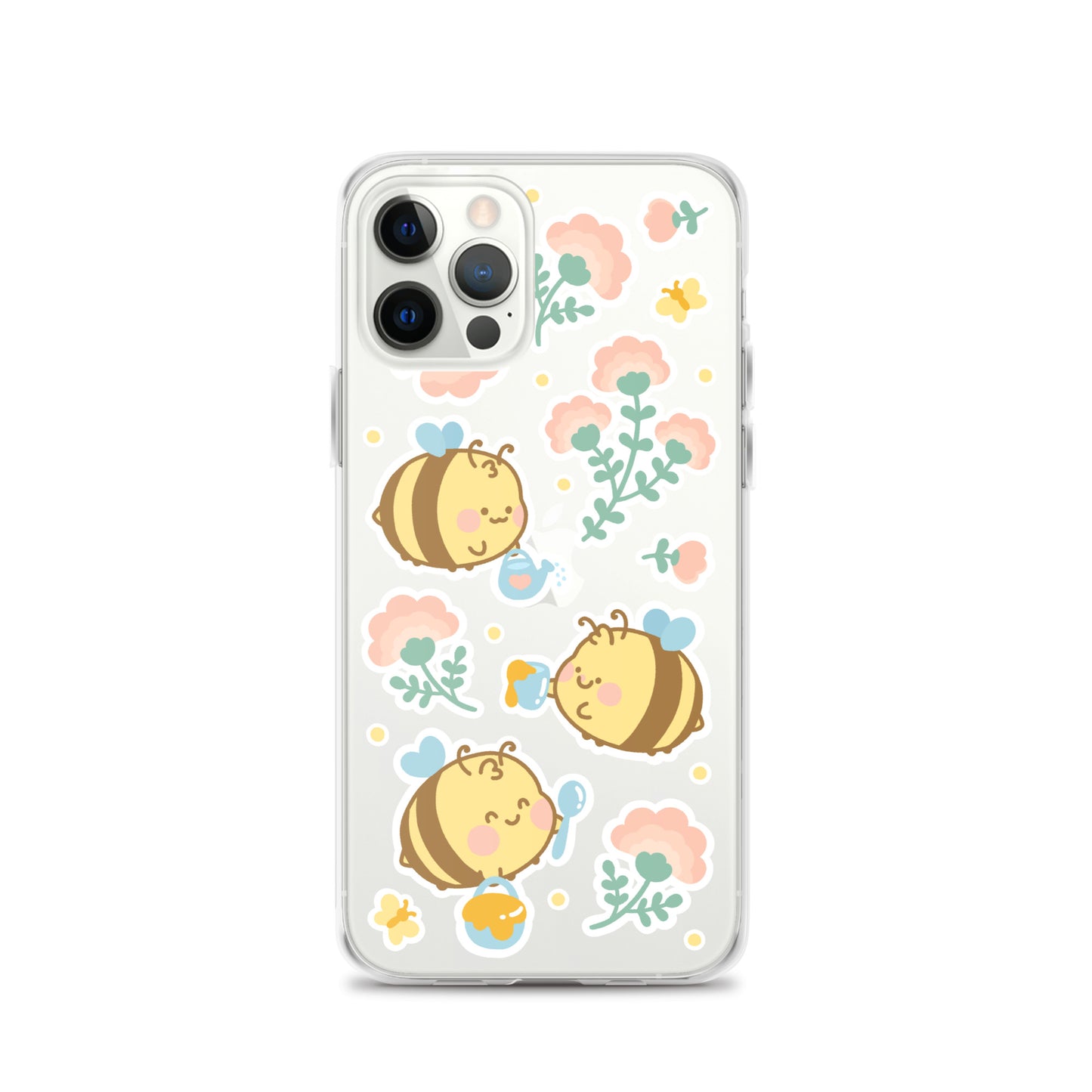 Kawaii Bees Clear Case for iPhone®