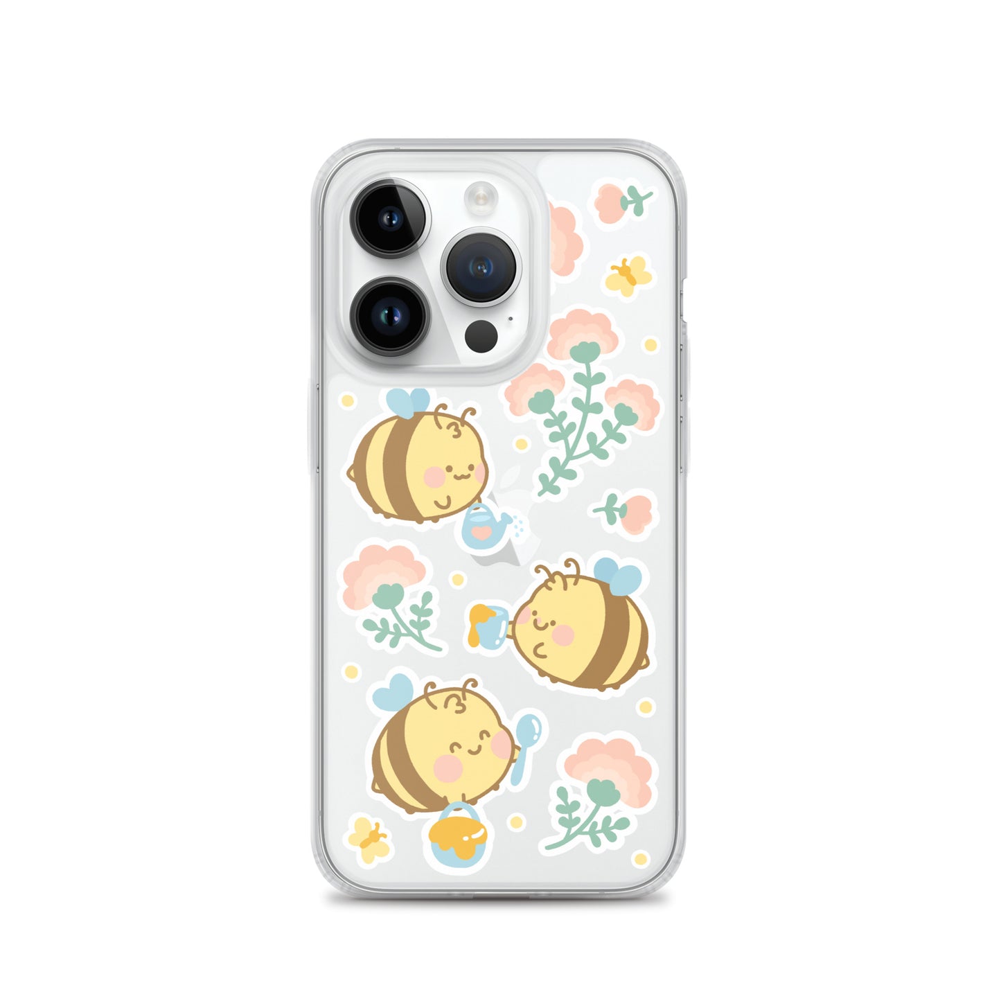 Kawaii Bees Clear Case for iPhone®