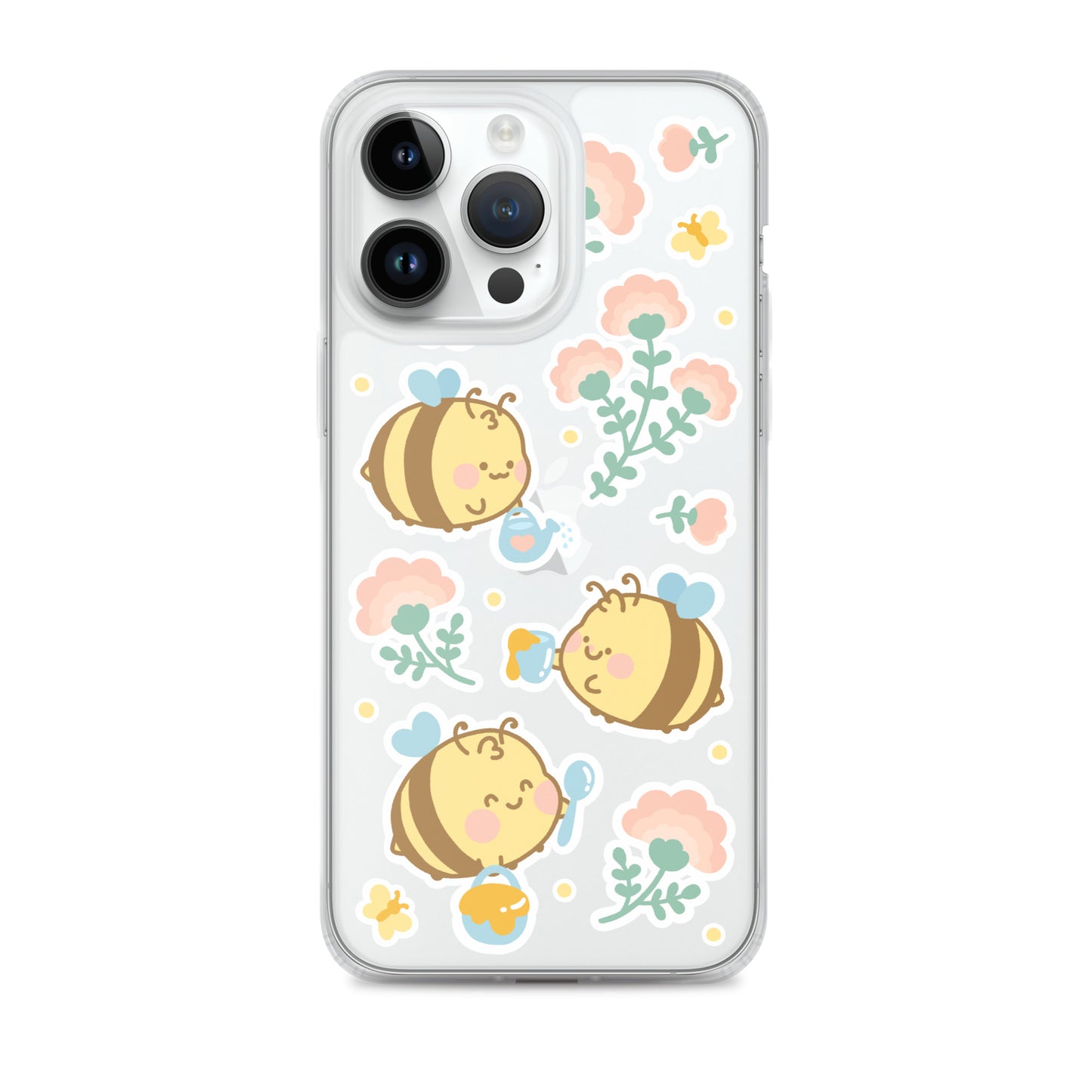 Kawaii Bees Clear Case for iPhone®