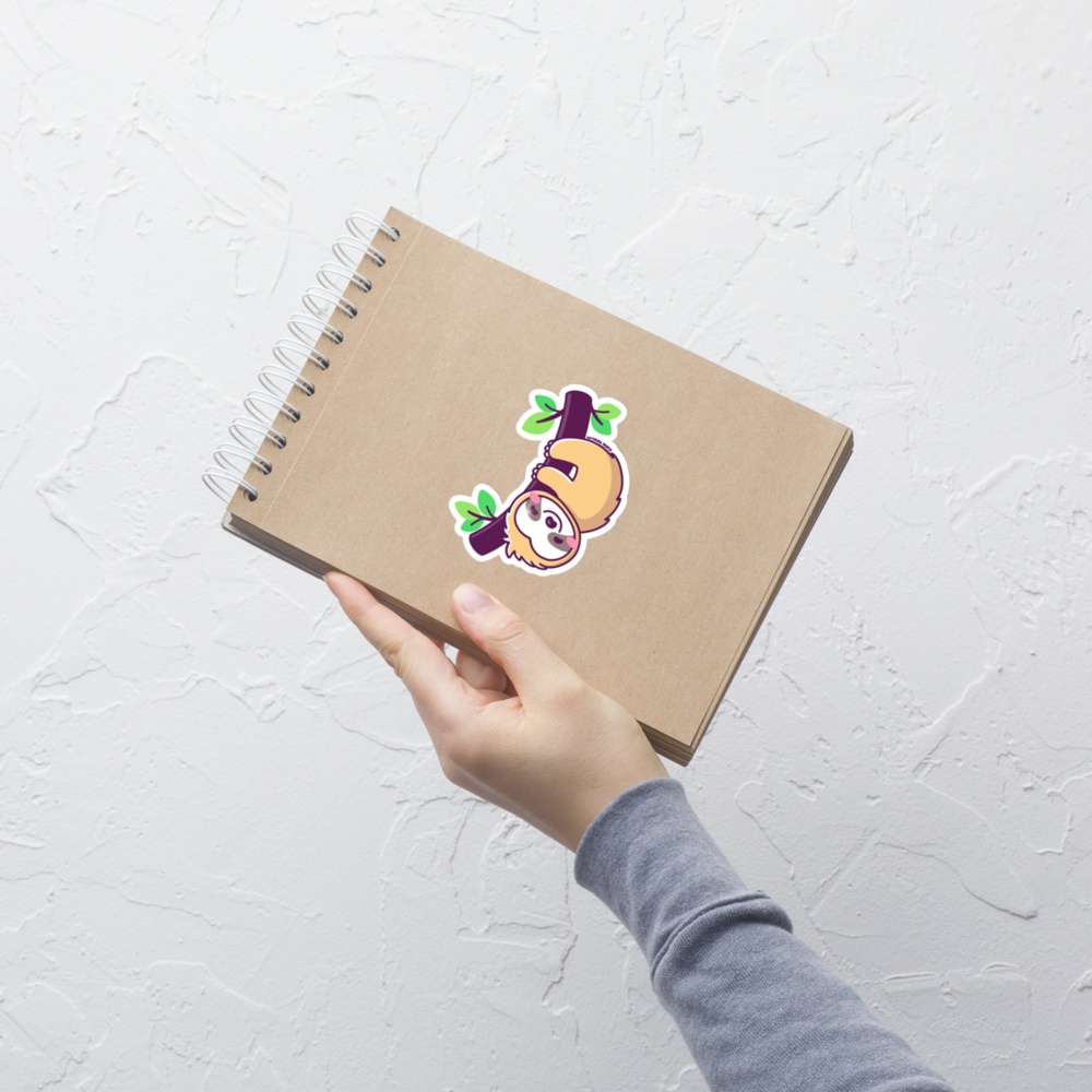 Kawaii Sloth Sticker