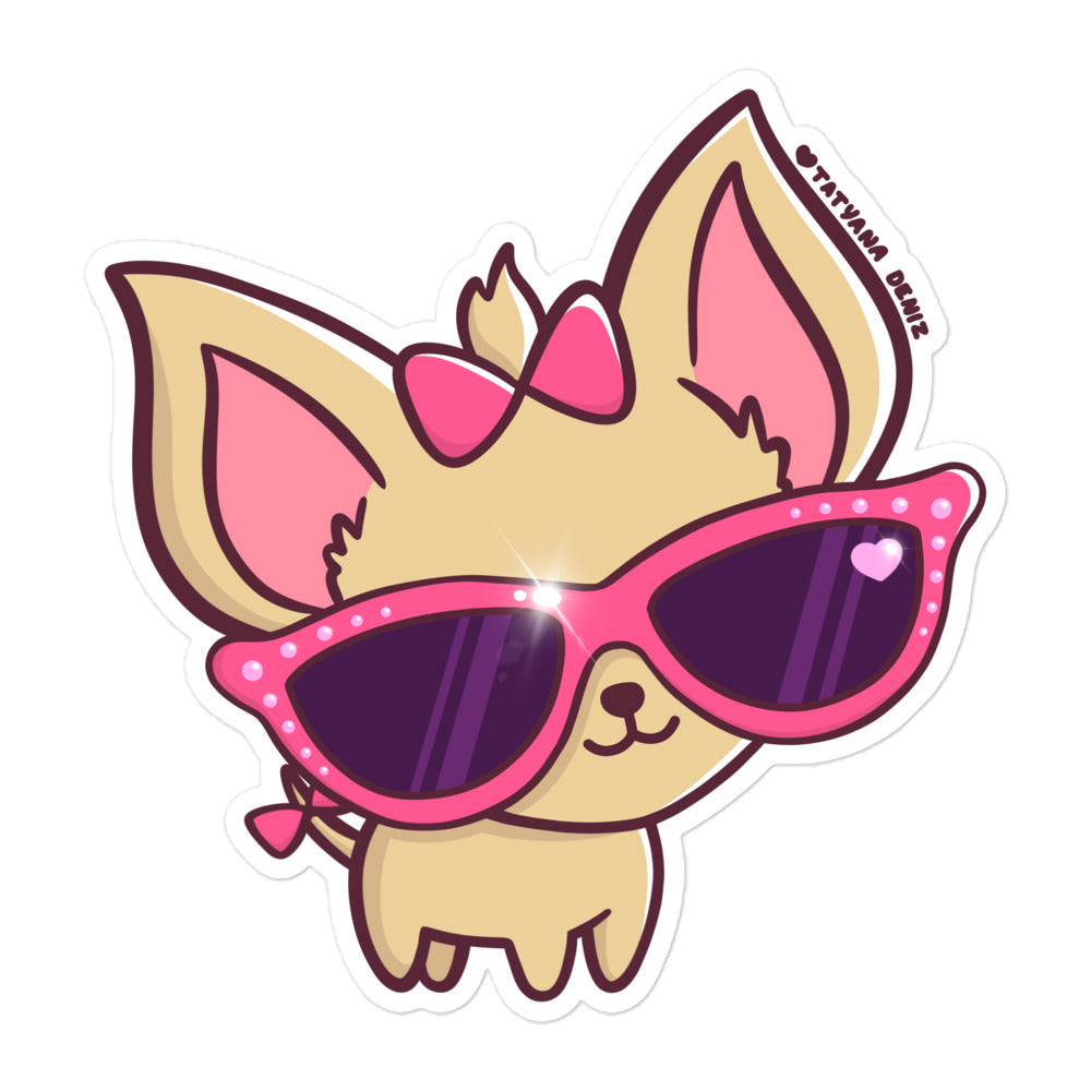 Chihuahua Bling Sticker