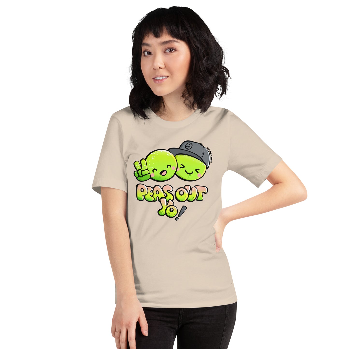 "Peas Out" Graffiti Funny Kawaii T-shirt