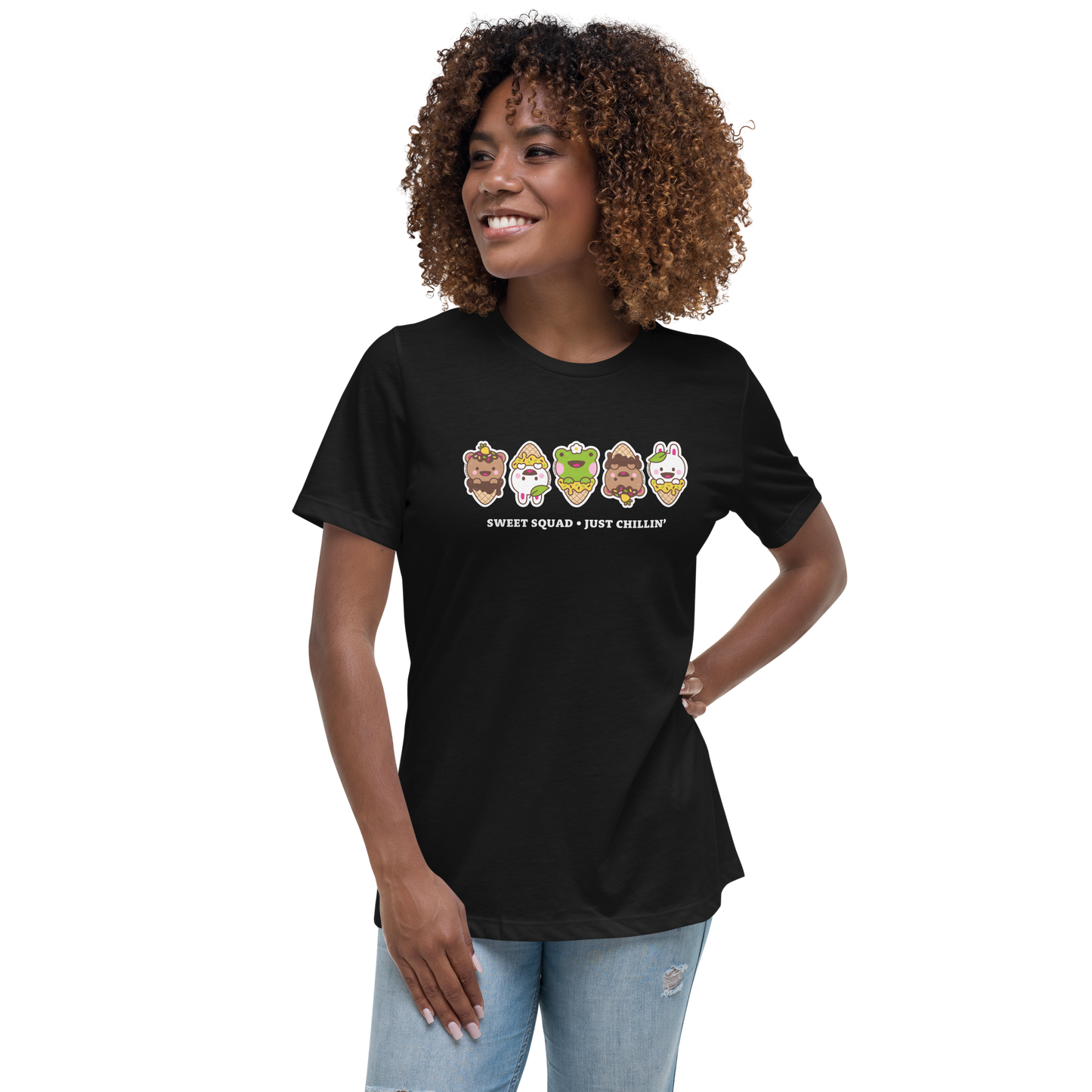 Sweet Squad Just Chillin Relaxed Fit Women's T-shirt