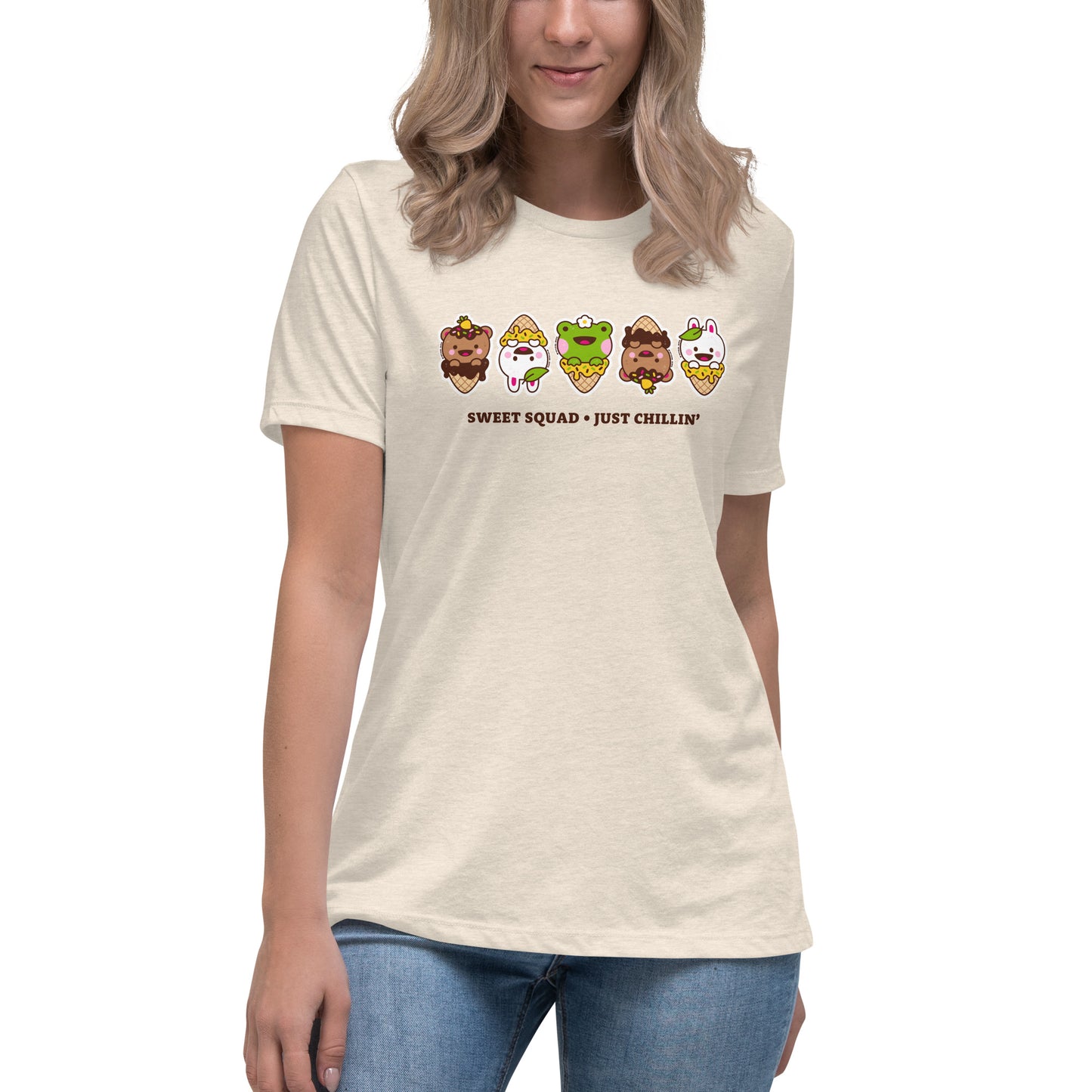Sweet Squad Just Chillin Relaxed Fit Women's T-shirt