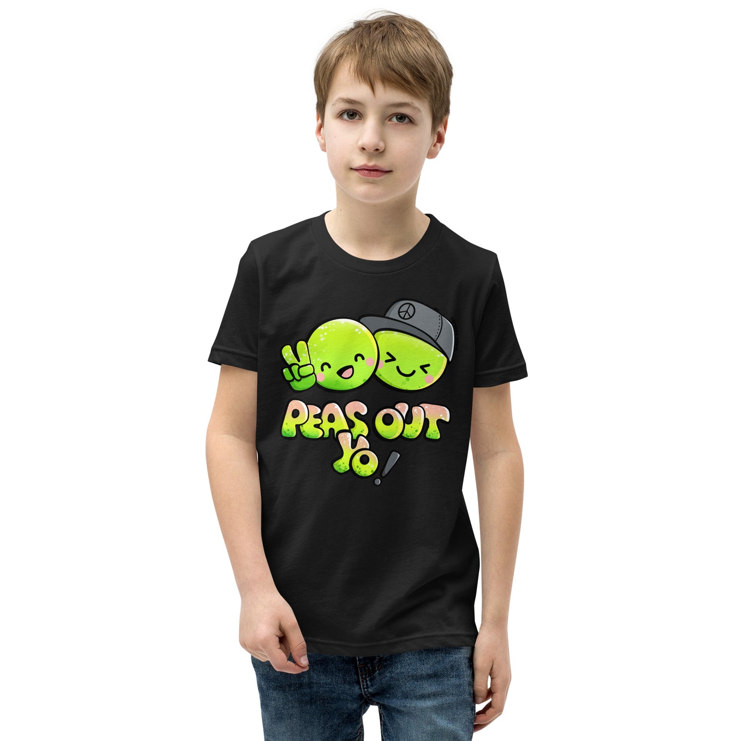 Peas Out Youth Short Sleeve T-Shirt