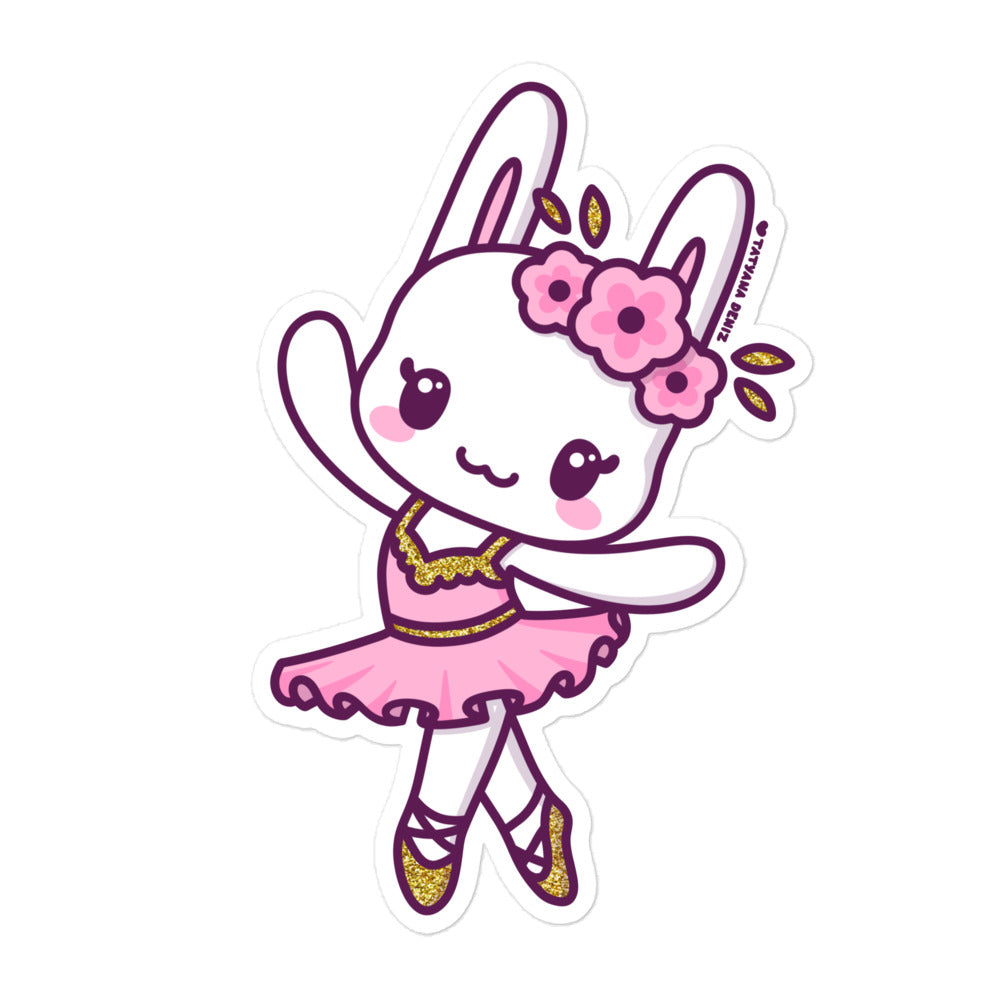 Bunny Ballerina Sticker