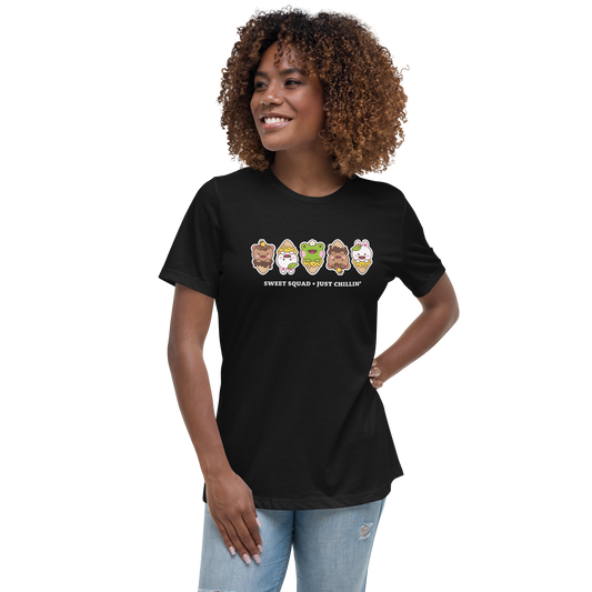 Sweet Squad Just Chillin Relaxed Fit Women's T-shirt